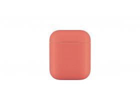 Чехол для наушников Soft-Touch AirPods пластиковый (оранжевый)