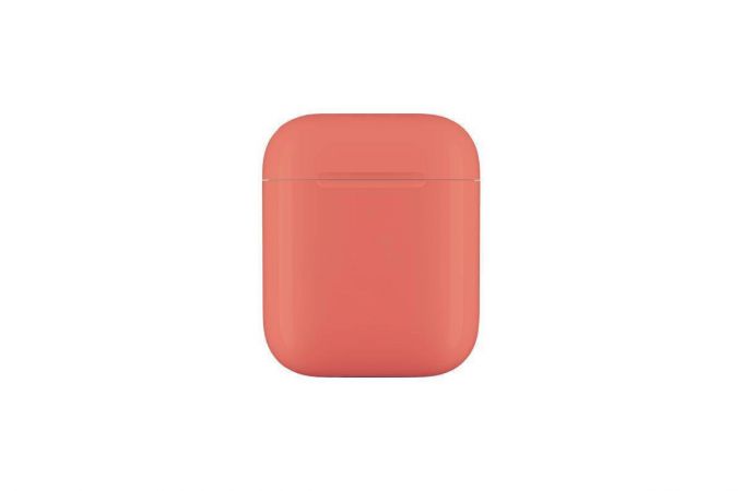 Чехол для наушников Soft-Touch AirPods пластиковый (оранжевый)