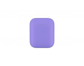 Чехол для наушников Soft-Touch AirPods пластиковый (сиреневый)