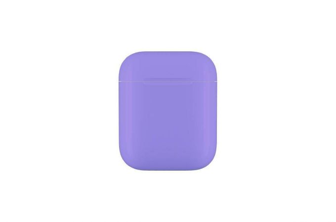 Чехол для наушников Soft-Touch AirPods пластиковый (сиреневый)