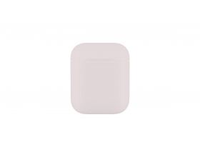 Чехол для наушников Soft-Touch AirPods пластиковый (белый)