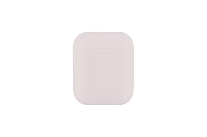 Чехол для наушников Soft-Touch AirPods пластиковый (белый)
