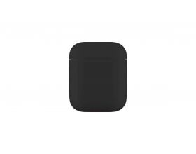 Чехол для наушников Soft-Touch AirPods пластиковый (черный)