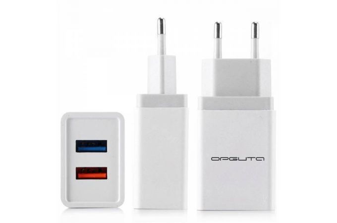Сетевое зарядное устройство USB Орбита OT-APU16 5В, 2400mA (белый)