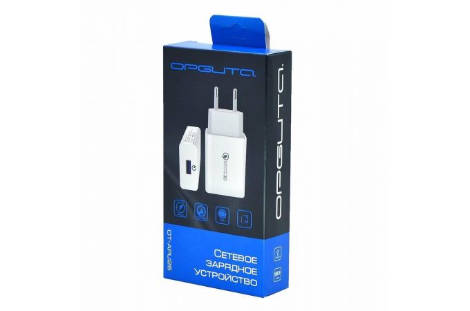 Сетевое зарядное устройство USB Орбита OT-APU25 QC3.0, 3500mA (белый)