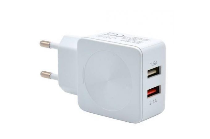 Сетевое зарядное устройство USB Орбита OT-APU18 5В, 2400mA (белый)