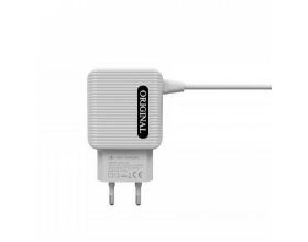 Сетевое зарядное устройство USB + кабель MicroUSB Орбита OT-APU21 5B, 2100mA (белый)