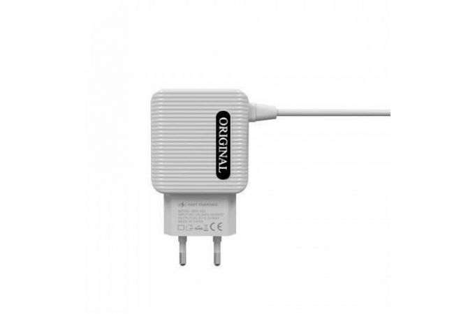 Сетевое зарядное устройство USB + кабель MicroUSB Орбита OT-APU21 5B, 2100mA (белый)