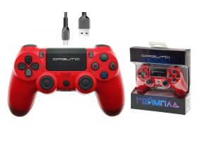 Геймпад проводной для Sony PlayStation 4 Орбита OT-PCG13 Красный