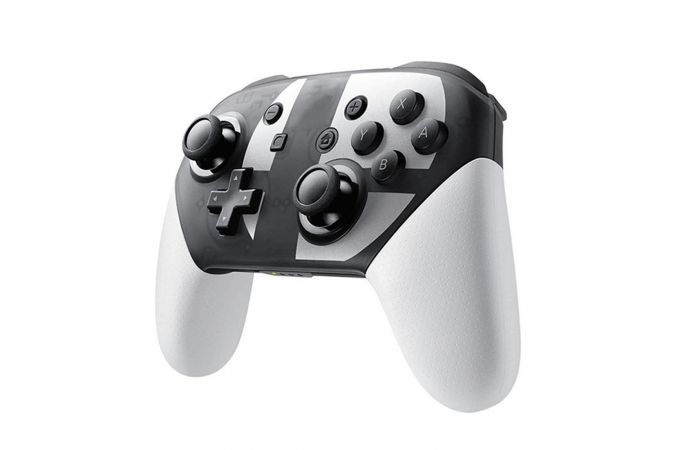 Геймпад игровой беспроводной Орбита OT-PCG14 Черно-белый (Bluetooth, Nintendo Switch, PC)