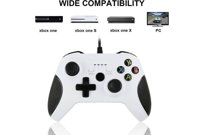 Геймпад игровой проводной Орбита OT-PCG17 Белый (XBOX ONE, PC)