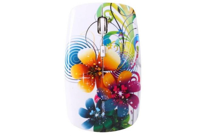 Мышь беспроводная Smartbuy 327AG (принт Цветы)