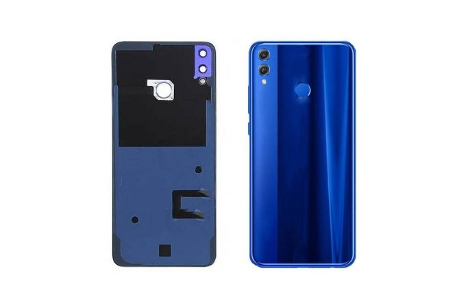 Задняя крышка для Huawei Honor 8X (синий) + проклейка HQ