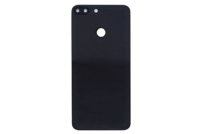Задняя крышка для Huawei Honor 9 Lite + стекло камеры (черный) + проклейка HQ