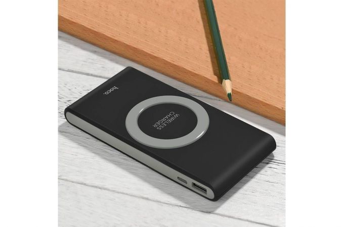 Универсальный дополнительный аккумулятор Power Bank HOCO B32 + БЗ 10W (8000 mAh) (черный)