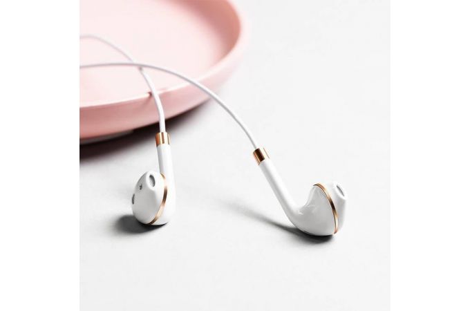 Наушники вакуумные проводные HOCO L8 штекер Type-C (белый)