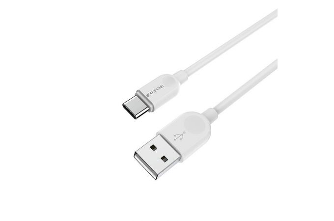 Кабель USB - USB Type-C BOROFONE BX14, 2A (белый) 2м