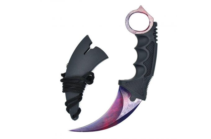 Нож складной Патриот PT-TRK10 (Керамбит, волны рубин)