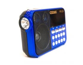 Радиоприемник Сигнал РП-224 FM 88-108МГц, бат. 3*АА, акб 400mA/h, USB/microSD,