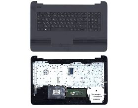 Клавиатура для ноутбука HP 17-AC черная топ-панель
