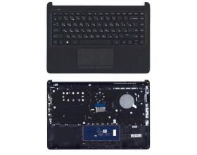 Клавиатура для ноутбука HP 240 G7  черная топ-панель