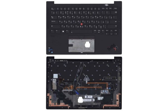 Клавиатура для ноутбука Lenovo ThinkPad X1 Carbon Gen 9 топкейс Б/У