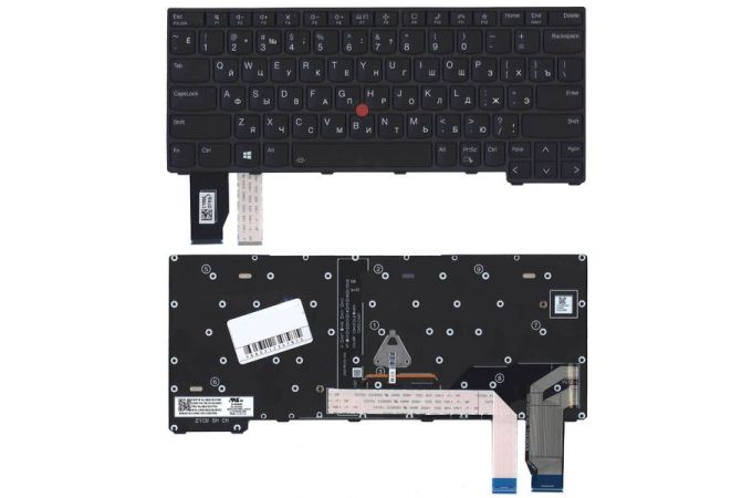 Клавиатура для ноутбука Lenovo ThinkPad X13 Gen 2 черная