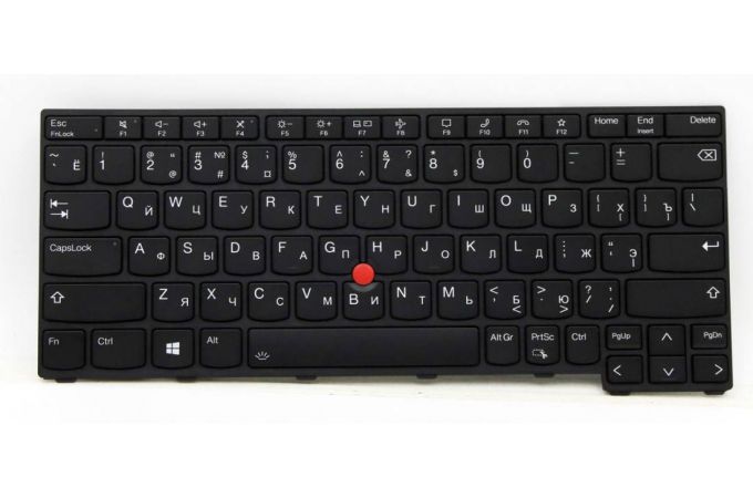 Клавиатура для ноутбука Lenovo ThinkPad X13 Gen 2 черная с подсветкой