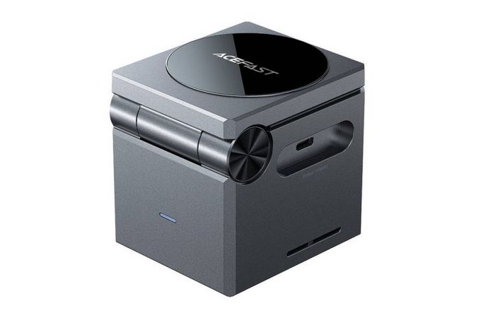Беспроводное зарядное устройство ACEFAST E18 Rubik Cube 3-in-1 Wireless Charging Holder (Черный)