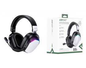 Наушники мониторные беспроводные ACEFAST H11 gaming wireleess headset (Белый)