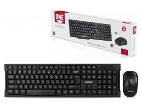 Комплект клавиатура+мышь беспроводной Smartbuy ONE 116377AG  (SBC-116377AG-K) (черный)