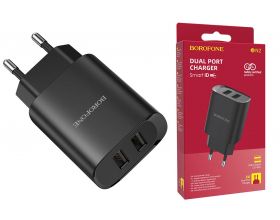 Сетевое зарядное устройство USB BOROFONE BN2 Super fast (черный)