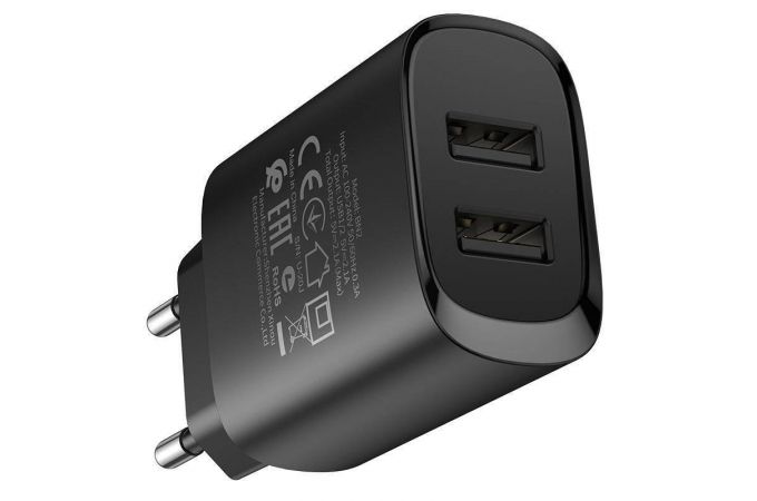 Сетевое зарядное устройство USB BOROFONE BN2 Super fast (черный)
