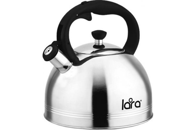 Чайник со свистком LARA LR00-64 3,8л, автоподъем крышки