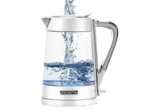 Чайник POLARIS PWK 1715 CGL Water Way Pro белый 2200 Вт, 1,7 л,стекло