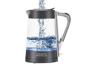 Чайник POLARIS PWK 1715 CGL Water Way Pro графит 2200 Вт, 1,7 л,стекло