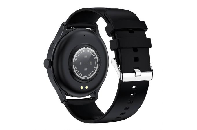 Смарт часы XO J3 Sunday Round Sports Talking 75+120MM*21.8MM (Чёрные)