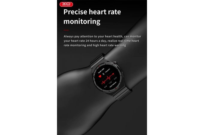 Смарт часы XO J1 Porsche Wireless Charging Sport Call (Чёрные)