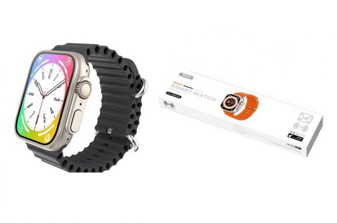 Смарт часы XO M8 Ultra wireless charging sports version Size:45mm, smaller than original design 82.5+129*21.5mm (Чёрные)