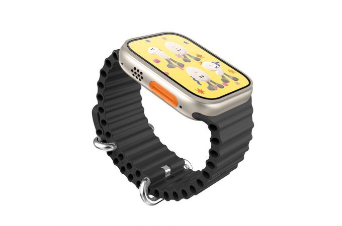 Смарт часы XO M8 Ultra wireless charging sports version Size:45mm, smaller than original design 82.5+129*21.5mm (Чёрные)