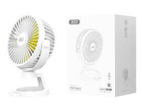 Вентилятор настольный XO MF78 4-inch desktop/bracket adjustable angle fan 1200mAh White