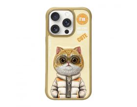 Чехол для телефона Nimmy Phone 16 (Golden Cat)