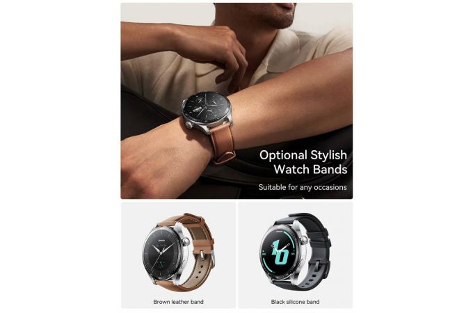 Смарт часы JoyRoom Classic Series JR-FC2 Pro Smart Watch (Answer/Make Call) Moonlight Silver