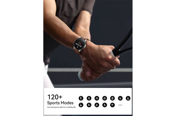 Смарт часы JoyRoom Classic Series JR-FC2 Pro Smart Watch (Answer/Make Call) Moonlight Silver