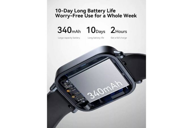 Смарт часы JoyRoom JR-FT3S Filt-life Series Smart Watch  (Answer/Make Call) Space Gray
