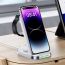 Беспроводное зарядное устройство ACEFAST E15 desktop 3-in-1 wireless charging stand (Белый)