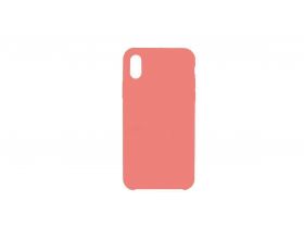 Чехол для iPhone ХS (5.8) Silicone Case Soft Touch (кораллово-персиковый)