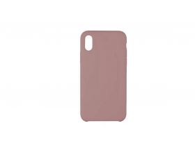 Чехол для iPhone ХS (5.8) Silicone Case Soft Touch (оранжево-розовый) 27