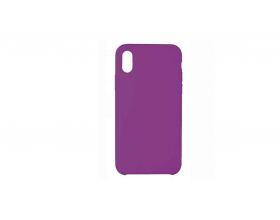 Чехол для iPhone ХS (5.8) Silicone Case Soft Touch (сливовый) 45