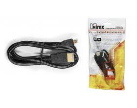 Кабель HDMI Micro-HDMI 1м Mirex (версия 1.4) (13700-MICRHD10)